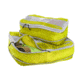 Lewis N Clark ElectroLight Packing Cube Set,Pack of 2,Medium and Large,Neon Lemon 1125NEO