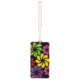 Lewis N Clark Fashion Luggage Tag, Black Floral 7459
