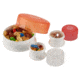 Lewis N Clark GoTubb 3-Pack, Medium, (2oz), Clear/Orange/Red HG0224