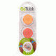 Lewis N Clark GoTubb, 3-Pack, Small (0.4oz), Clear/Orange/Red HG0214