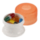 Lewis N Clark GoTubb, 3-Pack, Small (0.4oz), Clear/Orange/Red HG0214