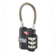 Lewis N. Clark Travel Sentry Indicator Heavy-Duty Cable Lock, Black, One Size, TSA100