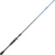 Lew's American Hero Casting Rod, 6ft 10in 1-PC, Medium-Heavy, Fast, IM6 Graphite Rod, Stainless Steel Guides and Inserts, EVA Split-Grip, No Foul Hook Keeper, Black/Blue, AH610MHCG3