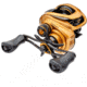 Lew’s Custom Pro Baitcast Reel, 10+1 Bearings, 7.5-1 Ratio, Aluminum Frame and Sideplate, ParaMag ITB Brake, Aluminum Speed Gears, Carbon Fiber Drag, RH Retrieve, Gold/Black, CPB1SHG3
