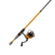 Lew's Hypersonic Spinning Reel and Rod Combo, 6ft 6in, 2-PC IM6 Graphite Rod w/ Medium and Fast, SZ 300 Reel, 3+1 Bearings, 5.1-1 Ratio, Speed Lube, Orange/Gray, HS3066MG2-2