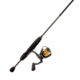 Lew’s Laser Lite Spinning Reel and Rod Combo, 6ft 6in, 2-PC IM6 Rod w/ Ultra-Light  and Fast, SZ 100 Reel, 3+1 Bearings, 5.1-1 Ratio, Metallic Gray/Gold/Black, LLS1066ULG2-2