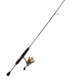 Lew’s Laser Lite Spinning Reel and Rod Combo, 6ft 6in, 2-PC IM6 Rod w/ Ultra-Light  and Fast, SZ 100 Reel, 3+1 Bearings, 5.1-1 Ratio, Metallic Gray/Gold/Black, LLS1066ULG2-2