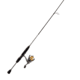 Lew’s Laser Lite Spinning Reel and Rod Combo, 7ft, 2-PC IM6 Rod w/ Light  and Fast, SZ 100 Reel, 3+1 Bearings, 5.1-1 Ratio, Metallic Gray/Gold/Black, LLS1070LG2-2