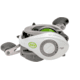 Lew’s MACH 1 Baitcast Reel, 7+1 Bearings, 7.5-1 Ratio, Graphite Frame and Sideplate, Multi-Setting Brake, Speed Gears, Speed Lube, Combat Grips, LH Retrieve, White/Gray/Green, MH1SHLG3