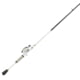 Lew's MACH 1 Baitcast Reel and Rod Combo, 7ft, 1-PC IM7 Graphite Rod, Medium, Fast, 7+1 Bearings, 7.5-1 Ratio, LH Retrieve, White/Black/Gray/Green, MH1SHL70MG3