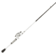 Lew’s MACH 1 Baitcast Reel and Rod Combo, 7ft, 1-PC IM7 Graphite Rod, Medium, Fast, 7+1 Bearings, 7.5-1 Ratio, LH Retrieve, White/Black/Gray/Green, MH1SHL70MG3