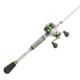Lew’s MACH 1 Baitcast Reel and Rod Combo, 7ft 2in, 1-PC IM7 Graphite Rod, Medium-Heavy, Fast, 7+1 Bearings, 7.5-1 Ratio, RH Retrieve, White/Black/Gray/Green, MH1SH72MHG3
