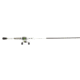 Lew’s MACH 1 Baitcast Reel and Rod Combo, 7ft 2in, 1-PC IM7 Graphite Rod, Medium-Heavy, Fast, 7+1 Bearings, 7.5-1 Ratio, RH Retrieve, White/Black/Gray/Green, MH1SH72MHG3