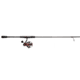 Lew’s MACH Jacked Spinning Reel and Rod Combo, 6ft 6in, 1-PC HM50 Graphite Rod, Ultra-Light  w/ Fast, SZ 100 Reel, 5.2-1 Ratio, Tanso Tech Frame, Black/Red, MJ1066ULS