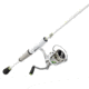 Lew’s MACH 1 Spinning Reel and Rod Combo, 6ft 6in, 2-PC IM7 Graphite Rod, Medium, Fast, SZ 300 Reel, 9+1 Bearings, 6.2-1 Ratio, White/Black/Gray/Green, MH3066MSG3-2