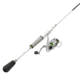 Lew’s MACH 1 Spinning Reel and Rod Combo, 7ft, 2-PC IM7 Graphite Rod, Medium, Fast, SZ 300 Reel, 9+1 Bearings, 6.2-1 Ratio, White/Black/Gray/Green, MH3070MFSG3-2