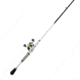 Lew’s MACH 1 SS Baitcast Reel and Rod Combo, 6ft 9in, 1-PC, Med-Light, Fast IM7 Rod, 7+1 Bearings, 7.5-1 Ratio, Shallow Spool, LH Retrieve, White/Black/Gray/Green, MHSS1SHL69MLG3