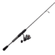 Lew’s Speed Spin CRX Spinning Reel and Rod Combo, 6ft, 1-PC HM40 Graphite Rod, Light, Fast, SZ 100 Reel, 9+1 Bearings, 5.2-1 Ratio, Speed Gears, Gray/Black/Red, SSC1060LS