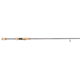 Lew’s Speed Stick Spinning Rod, 6ft 6in, 3-PC IM8 Graphite Rod w/ Medium-Light  and Fast, Cork Split-Grip, Fuji Concept O Guides, Hard-Sided Travel Case, Black/Green, LSST66ML-3