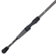 Lew’s TP2 Spinning Rod, 7ft 4in, 1-PC HM45 Graphite Rod w/ Medium  and Extra-Fast, Winn Dri-Tac Split-Grip, SoftTouch Reel Seat, No Foul Hook Keeper, Black/Gray, TP274MXFS