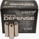 Liberty Ammunition Civil Defense, .45 Colt, 78 Grain, HP, Brass Case, Centerfire Pistol Ammo, 20 Rounds Box, LA-CD-45-031