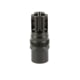 Liberty Precision Machine Eclipse Flash Hider, 30 Caliber, 1/2x28, 2.25in Long for a 14.5in Pin and Weld, Nitride, Black, LPM-2005