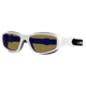 Liberty Sport Suns SNOWBLAZER 2Protective Eyewear Shiny Pearl White Frame,Amber w blue flash Lens, Unisex SNOW2SPWH5919SCL