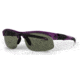 Liberty Sport Suns IT-20 A Protective Eyewear Translucent Purple Frame,Grey/Green w. silver flash Lens, Women IT20-APURP6220135FP