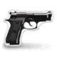 Lifelike Pillows Beretta Handgun Pillow,14x11x4, Multi, Medium, OPT01-BARET01-SH14