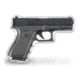 Lifelike Pillows Glock Handgun Pillow, 12x8x4, Multi, Small, OPT01-GLOCK01-SH12