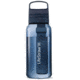 LifeStraw Go Series 1 L Water Bottle w/Filter, Aegean Sea, 1 Liter, LGV41LASWW
