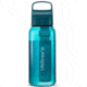 LifeStraw Go Series 1 L Water Bottle w/Filter, Laguna Teal, 1 Liter, LGV41LTLWW