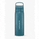 LifeStraw Go Stainless Steel 18oz Water Bottle w/Filter, Laguna Teal, LGV418TLWW