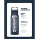 LifeStraw Go Stainless Steel 24 Oz Water Bottle w/Filter, Aegean Sea, 24oz, LGV42SASWW