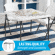 Lifetime Products 37 inch Square Commercial Grade Table