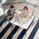 Lifetime Products 37 inch Square Commercial Grade Table
