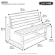 Lifetime Products Convertible Bench