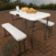 Lifetime Products Folding Picnic Table with Benches