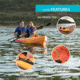 Lifetime Products Spitfire 12T Tandem Sit-On-Top Kayak w/Paddles