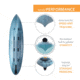 Lifetime Products Stealth 110 Sit-On-Top Kayak w/Paddle