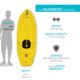 Lifetime Products Wave 60 Sit-On-Top Youth Kayak w/Paddle