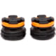 Limbsaver Broadband Split Limb Dampener, 2 Pack, Orange, 4027
