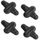 Limbsaver Everlast String Leech, 4 Pack, Black, 3317