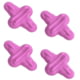 Limbsaver Everlast String Leech, 4 Pack, Pink, 3337