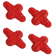 Limbsaver Everlast String Leech, 4 Pack, Red, 3319