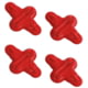Limbsaver Everlast String Leech, 4 Pack, Red, 3319
