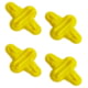 Limbsaver Everlast String Leech, 4 Pack, Yellow, 3352