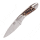 Linder Compact Hunter Fixed Blade Knife, 6.5in Overall, 3.13in Satin 8Cr13Mov SS Drop Point, Stag, 443308