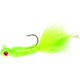Lindy Fuzz-E-Grub Jig, Lightning Lime, 1/4oz, 2in, 2 per Pack, LFEG530
