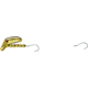 Lindy Lil Guy Fishing Rig With 36in 14 Lb Fluorocarbon Leader, Floating, Gold/Black, 2in, LLG243